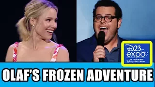 Olaf's Frozen Adventure "That Time of Year" Song by Josh Gad + Kristen Bell Presentation: Disney D23