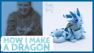 How I make a polymer clay dragon