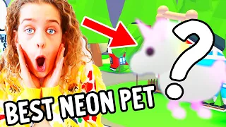 WHO CAN MAKE THE BEST NEON PET in Adopt Me Gaming w/ The Norris Nuts