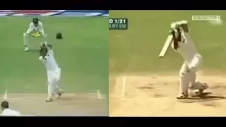 Sachin Tendulkar vs Rahul Dravid Cover drive Challenge.