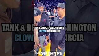 GERVONTA DAVIS & DENZEL WASHINGTON CLOWN RYAN GARCIA; LAUGH AT EASY WORK: "I LOVE YOU, MAN"