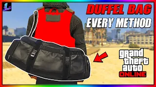 *SOLO* EVERY Method To Get The Black Duffel Bag In GTA 5 Online 1.68!