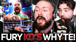 FURY KO's WHYTE! | Live Reaction