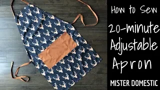How to Sew a 20-Minute Adjustable Apron with Mx Domestic