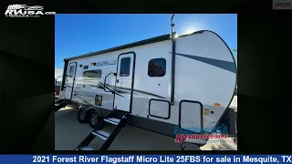 Marvelous 2021 Forest River Flagstaff Micro Lite Travel Trailer RV For Sale in Mesquite, TX