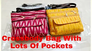 DIY:Designer Crossbody Bag With Lots Of Pockets By Anamika Mishra...