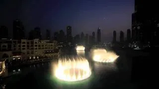 Dubai Fountain - Time to Say Goodbye - Andrea Bocelli and Sarah Brightman.avi