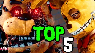 TOP 5 FNAF SONGS ANIMATIONS (2023 Five Nights Music)