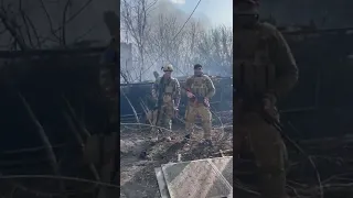 Американські добровольці з іноземного легіону у звільненому від орків селі 🇺🇸🤝🇺🇦