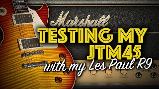 Marshall JTM45 and Gibson Les Paul 59 Reissue