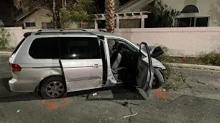 Coroner IDs 2 young children killed in suspected DUI crash in North Las Vegas