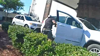 Bodycam Shows Good Samaritans Stop Man Trying To Carjack Woman at Starbucks in Florida