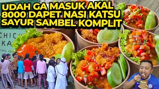 JUAL 8000 UDAH FULL SET NASI KATSU SAYUR SAMBEL PERJUANGAN SINGLE PARENT 2 ANAK LUAR BIASA BANGET