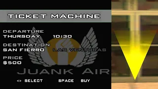 GTA San Andreas Airport Ticket - (Airport Ticket Machine)