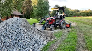 Road build to the pallet barn. Part2.