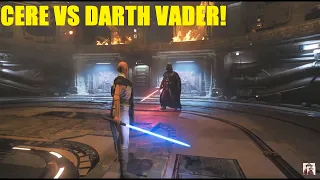 Darth Vader showing up in Star Wars Jedi Survivor! Cere vs Darth Vader!