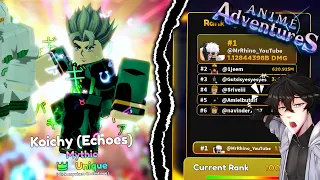 How To Get FIRST PLACE On New Tournament Week 44 In Anime Adventures!