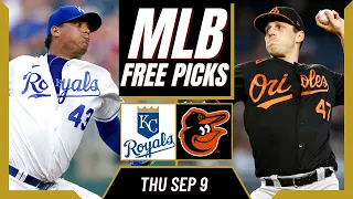 Free MLB Picks | Royals vs Orioles Prediction (9/9/21) | MLB Prop Bets Today