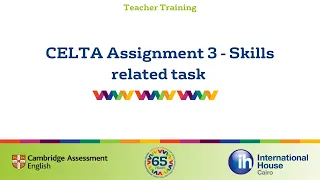 CELTA Assignment 3 - Skills related task