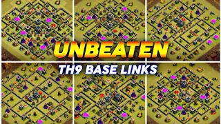 Best!! Th9 War/Trophy/Farming base Links | Town hall 9 base layout 2023.