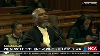 Senzo Meyiwa Murder trial | Witness: I don't know who killed Senzo Meyiwa