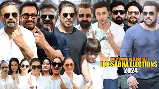 Bollywood Celebrities Casts Votes | Lok Sabha Elections 2024 | Salman Khan,Aamir Khan,Shahrukh Khan