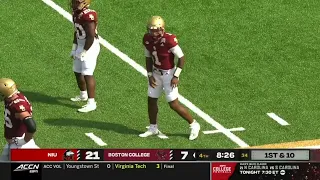 Boston College QB plays madden in real life 🤯