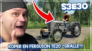 KÖPER ÄNTLIGEN EN FERGUSON TE20 "GRÅLLE"! - Farming Simulator 19 SVERIGE - SÄSONG 3 #30