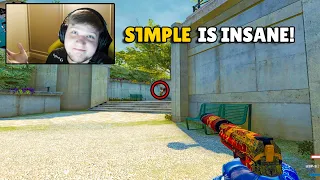 S1MPLE'S Aim is on Fire! ENCE NERTZ Crazy Spray Transfer! CSGO Highlights