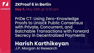 PriDe CT: Using ZKP to Unlock Public Consensus with Forward Secrecy in Decentralized Payments