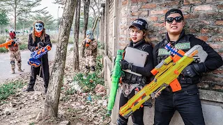 LTT Films : Special Forces S.E.A.L X Nerf Guns Fight Crime Group Grakk Mask Protect Dangerous Area