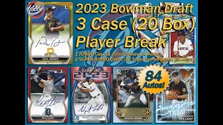 CASE #3 of 3 (SJ) - 2023 BOWMAN DRAFT 3 Case (2SJ+1Jumbo) Player Break eBay 05/06/24