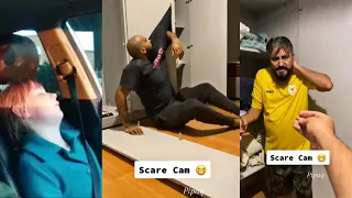 SCARE CAM Priceless Reactions😂#57 / Impossible Not To Laugh🤣🤣