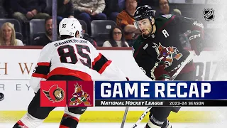 Senators @ Coyotes 12/19 | NHL Highlights 2023