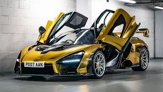 WORLD'S FIRST CHROME GOLD McLaren Senna Wrapped in London!!