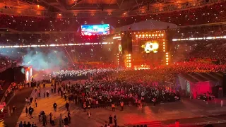 Adam Cole vs MJF Entrances + Pyro (Crowd Sing Along, Nuts) - AEW All In Live Audience 2023 Wembley