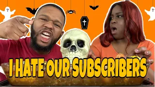 DISRESPECTING OUR SUBSCRIBERS TO SEE HOW MY GIRLFRIEND REACTS MUKPRANK & DESHELLED SEAFOOD BOIL