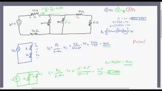 Solving Circuits Using Voltage & Current Dividers