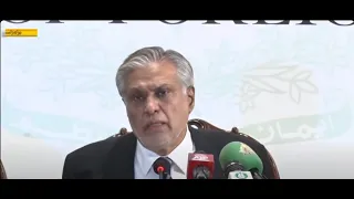 🔴𝐋𝐈𝐕𝐄 | Ishaq Dar's News Conference  | Dawn News Live