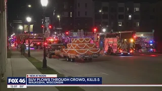 SUV driver ID’d in Christmas parade crash that left at least 5 dead, 40 injured