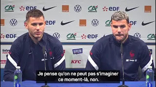 Équipe de France : Les frères Hernandez Lucas et Théo en conférence de presse