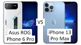 Asus ROG Phone 6 Pro vs iPhone 13 Pro Max Comparison