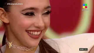 El PUNTAJE FINAL para la PERFORMANCE de JULI CASTRO y RODRIGO AVELLANEDA