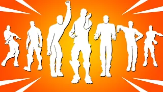 Evolution of Battle Pass Dances & Emotes in Fortnite! (Surfin' Bird, Steady, Floss, Lunar Party)