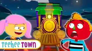 Midnight Adventure - Haunted Train | Spooky Scary Skeleton Songs For Kids | Teehee Town