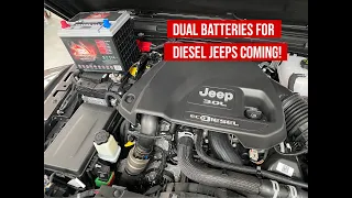 Dual battery system plans for the ecodiesel Jeep Gladiator and Wrangler