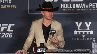 'Cowboy' Cerrone celebrates big UFC 206 win with cold beer, says he and Dana White all good - full i