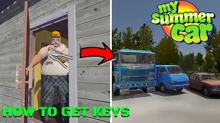 JAK DOSTAĆ KLUCZ do VANA I GIFU [PORADNIK] - My Summer Car #169 | Radex