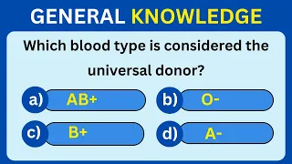 General knowledge Quiz Trivia 🧠💡| Can You Answer All 20 Questions Correctly?💪🏻