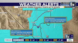 Powerful winds expected to blow into Las Vegas valley over weekend